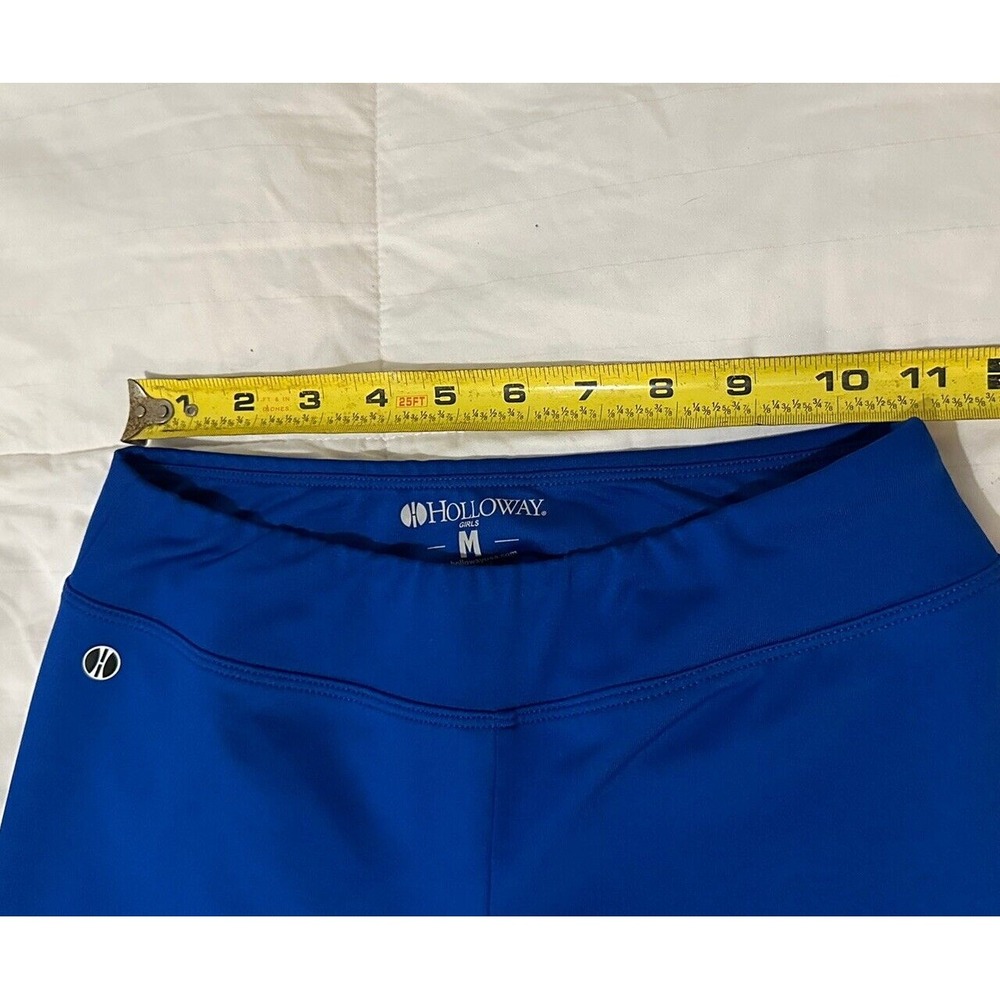 Holloway Girls Aerial Pant #229973 Girls Size M Medium Cheer Track Blue White - Picture 8 of 9
